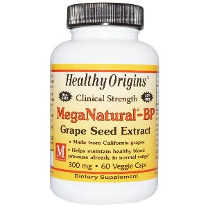 Healthy Origins MegaNatural -BP grape seed extract is a unique formulation that concentrates the isolate clinically proven to benefit blood pressure..